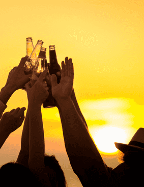 The booze counts too