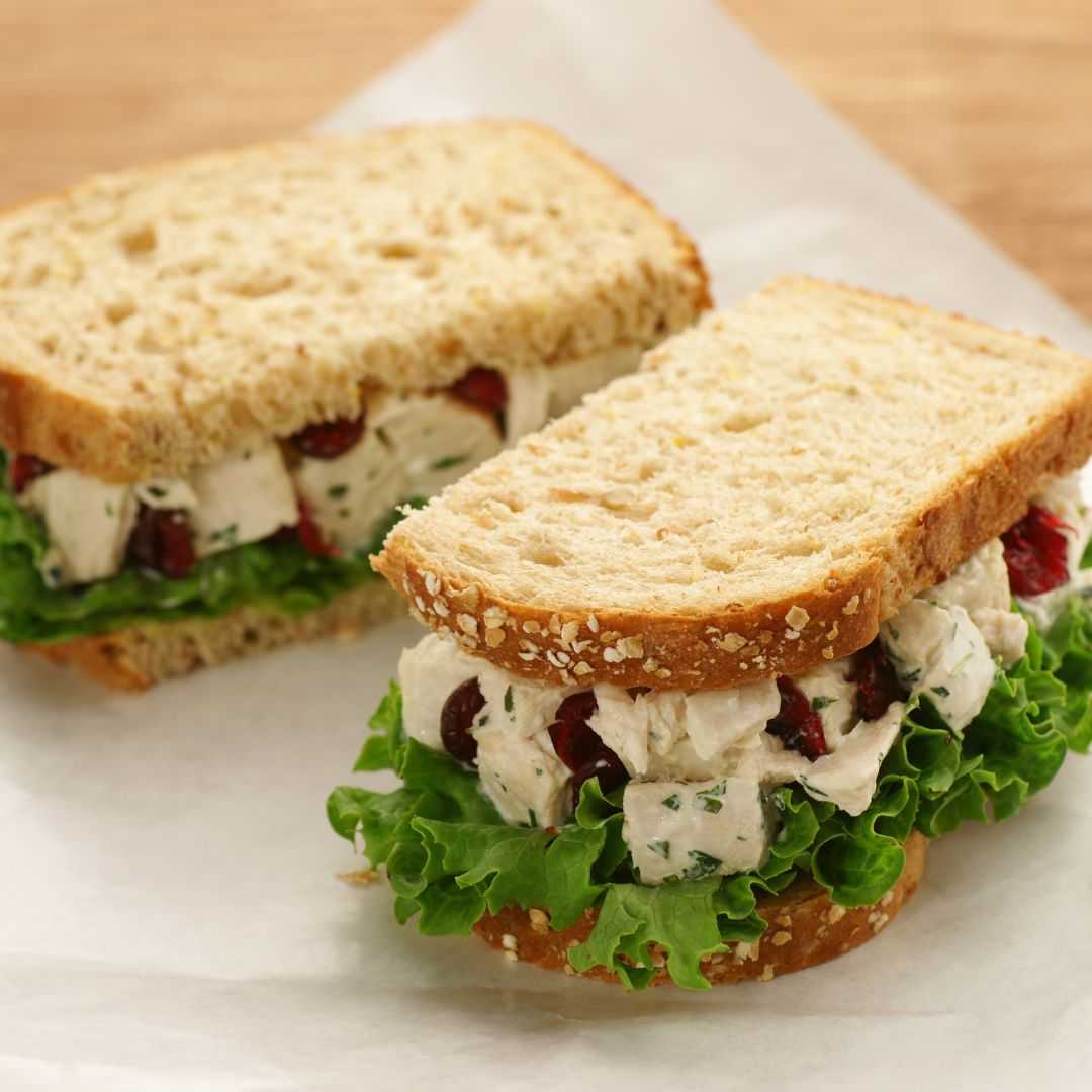 Greek Yogurt Chicken Salad Sandwich