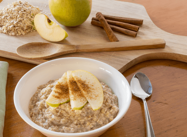 Classic Apple and Cinnamon Overnight Oats by Get Going Get Going