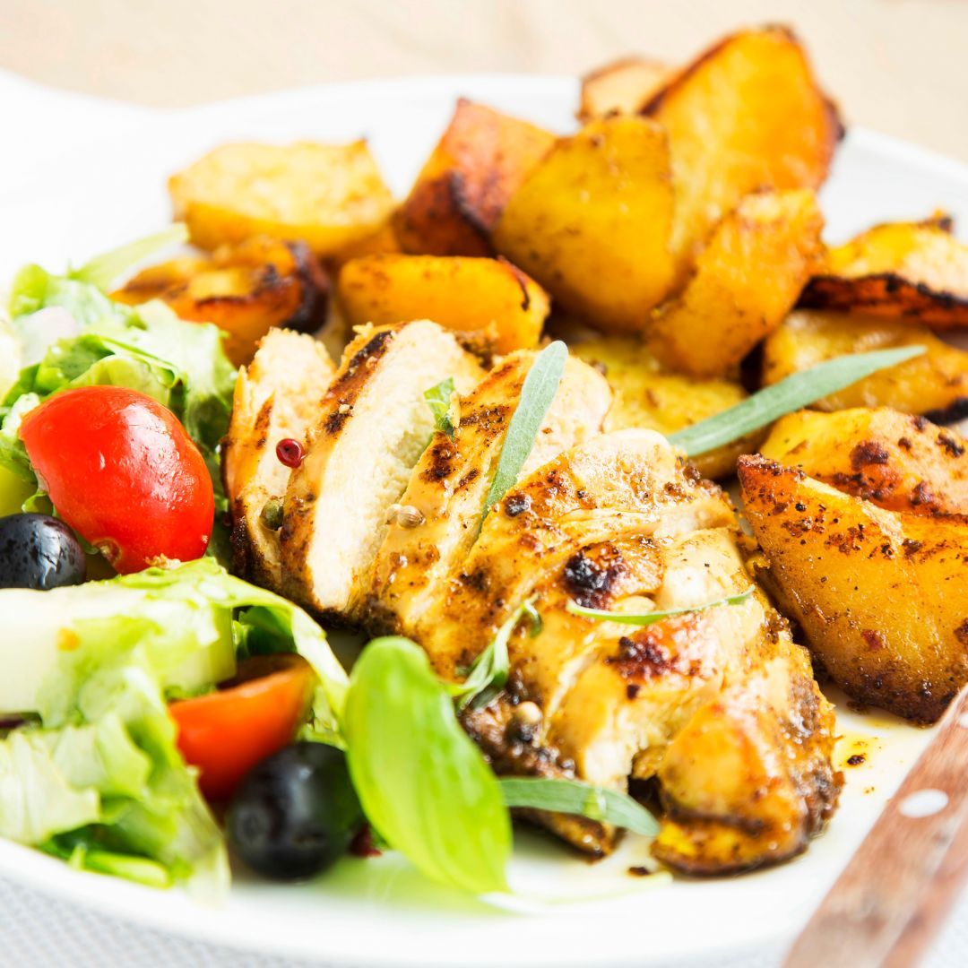 Chopped Chicken & Sweet Potato Salad by Get Going | Get Going Personal Training